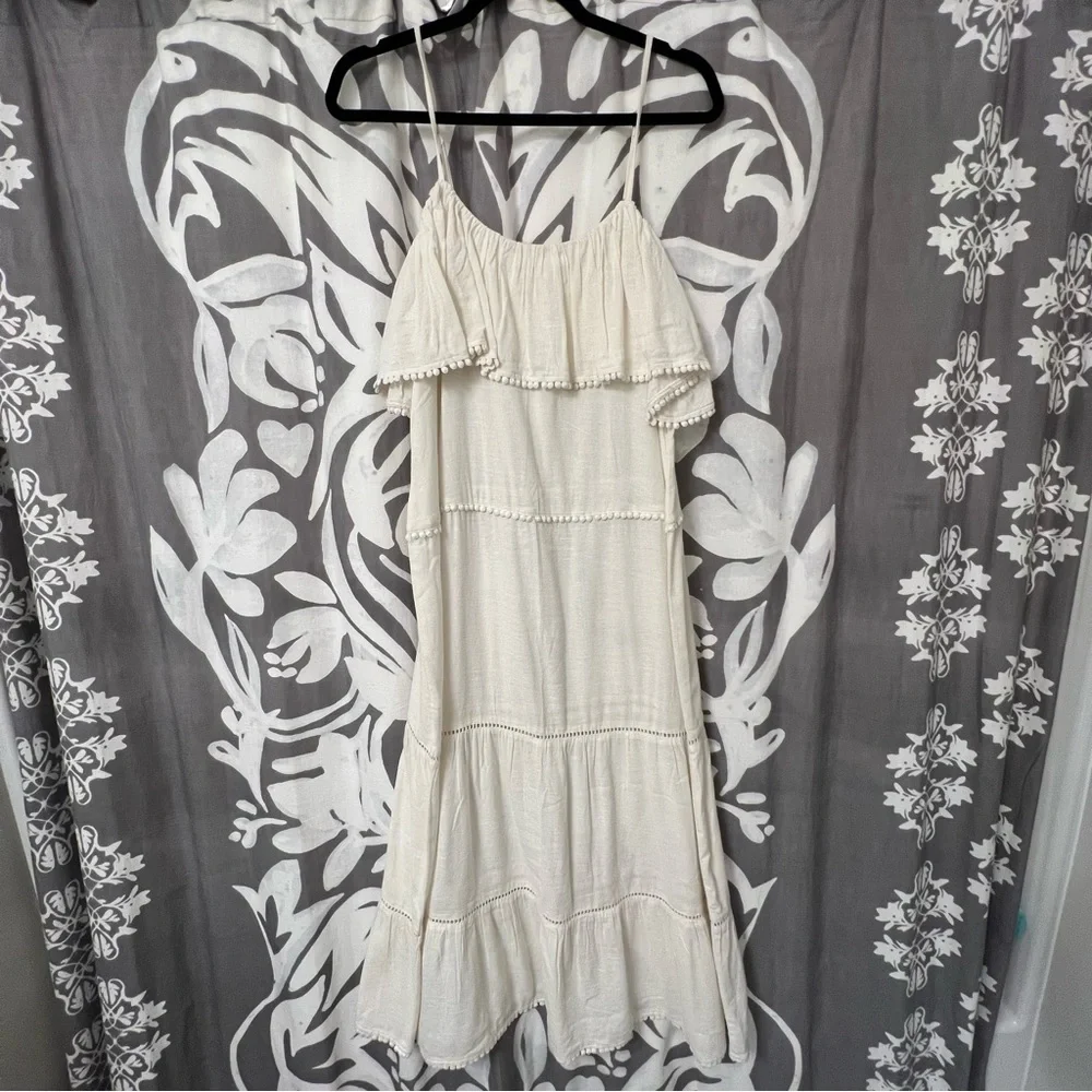 NWT Mumu Ambrose Midi White Dress - Picture 4 of 11